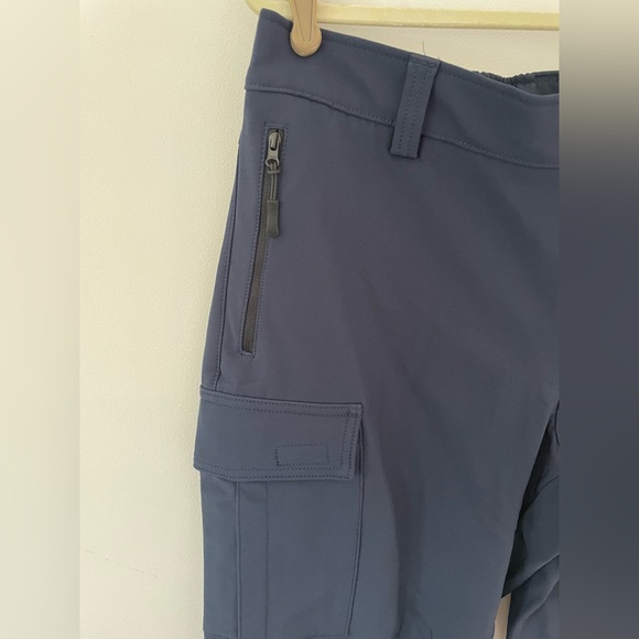 Hiauspor Men's Fleece Lined Hiking Pants Waterproof  Hunting Pants Navy new - Picture 7 of 14